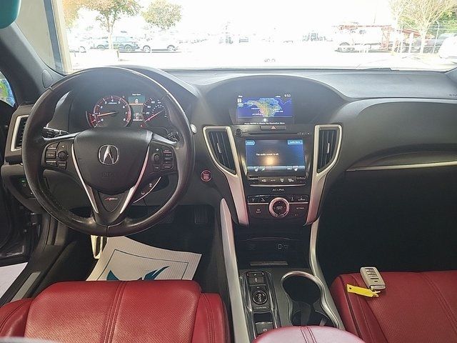 2018 Acura TLX A-Spec Red Leather