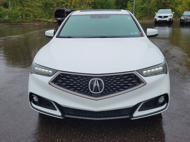 2018 Acura TLX A-Spec Red Leather