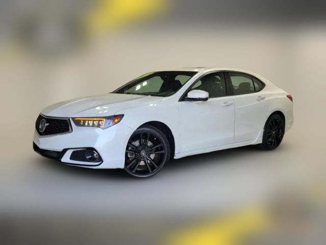 2018 Acura TLX A-Spec Red Leather