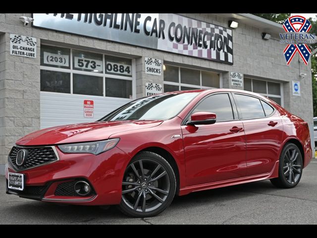 2018 Acura TLX A-Spec Red Leather