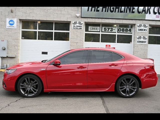 2018 Acura TLX A-Spec Red Leather