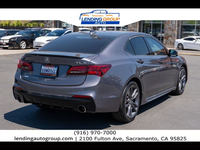 2018 Acura TLX A-Spec Red Leather