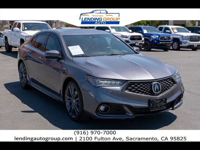 2018 Acura TLX A-Spec Red Leather