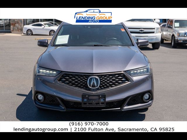 2018 Acura TLX A-Spec Red Leather