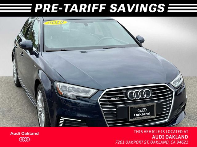 2018 Audi A3 Sportback e-tron Premium Plus