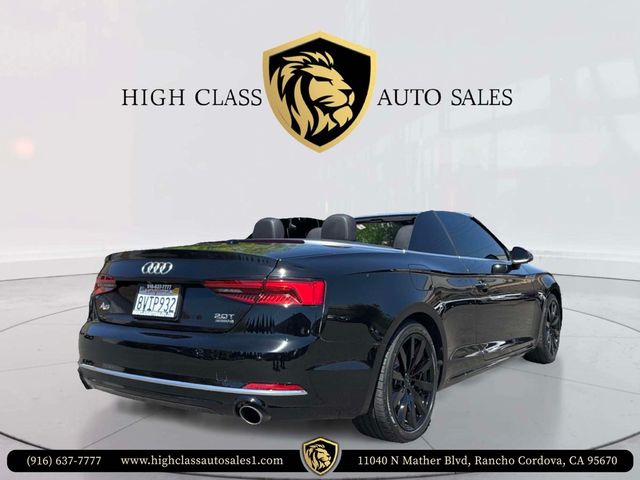 2018 Audi A5 Cabriolet Premium