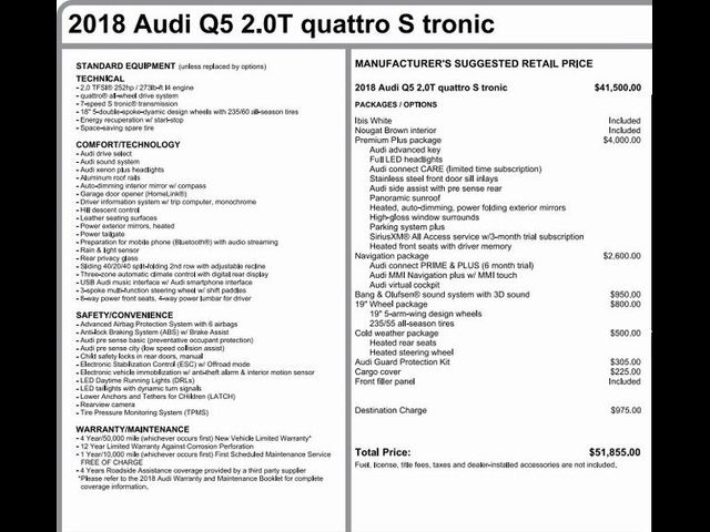 2018 Audi Q5 