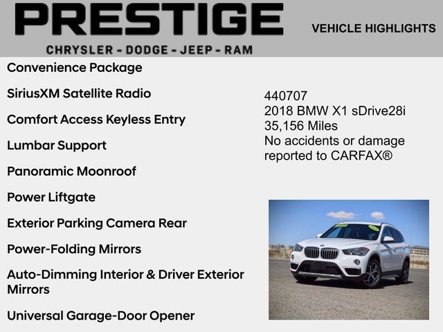 2018 BMW X1 sDrive28i