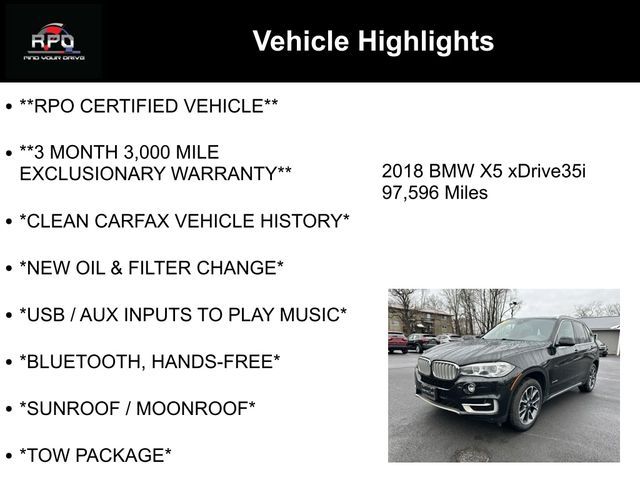 2018 BMW X5 xDrive35i