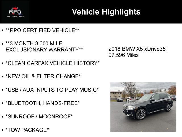 2018 BMW X5 xDrive35i