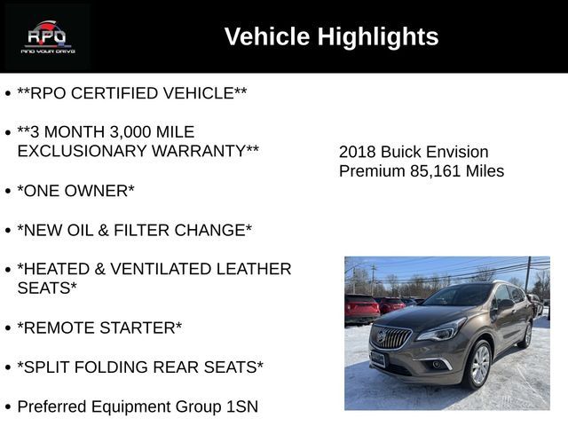 2018 Buick Envision Premium