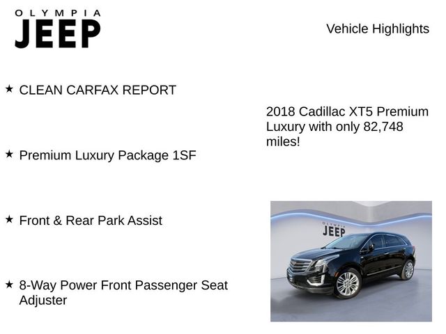 2018 Cadillac XT5 Premium Luxury
