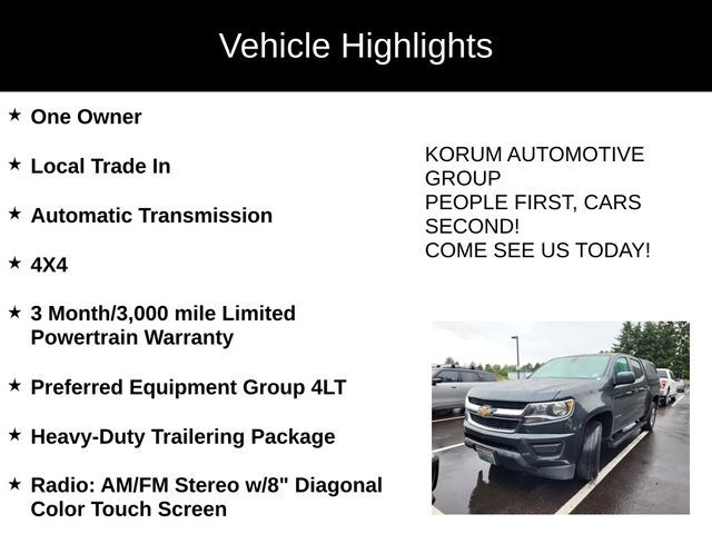 2018 Chevrolet Colorado LT