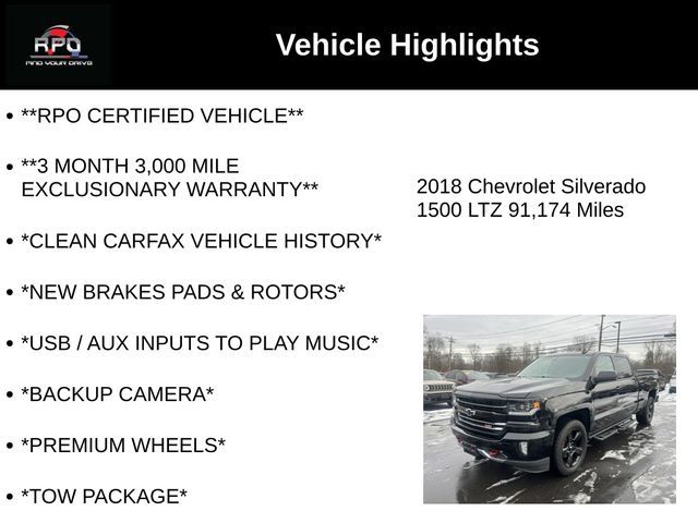 2018 Chevrolet Silverado 1500 LTZ