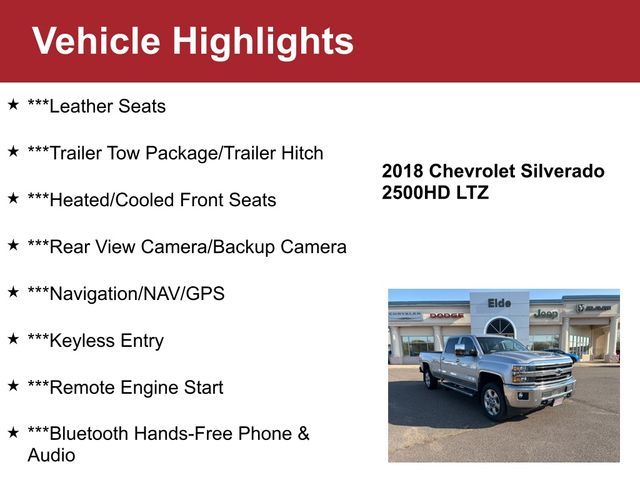 2018 Chevrolet Silverado 2500HD LTZ