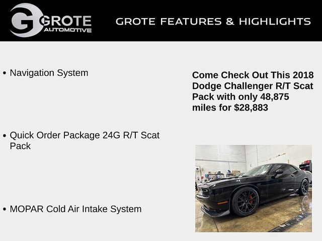 2018 Dodge Challenger R/T Scat Pack