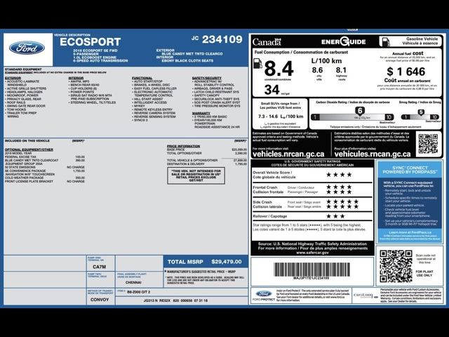 2018 Ford EcoSport SE