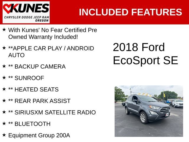 2018 Ford EcoSport SE