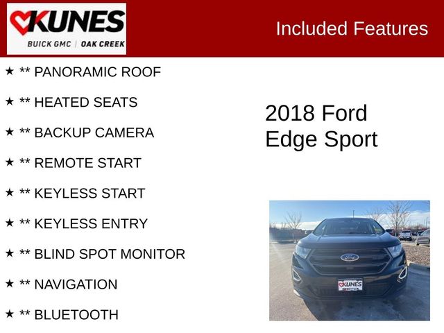 2018 Ford Edge Sport