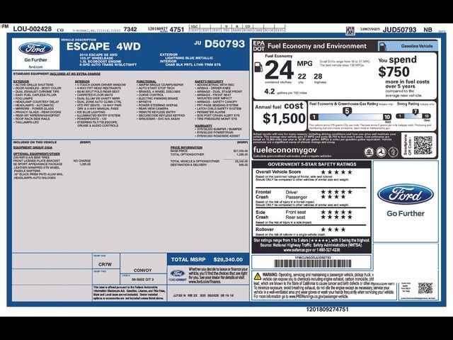 2018 Ford Escape SE