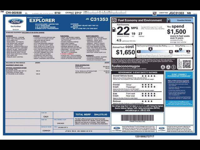 2018 Ford Explorer Limited