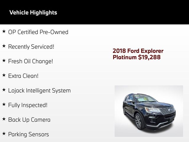 2018 Ford Explorer Platinum