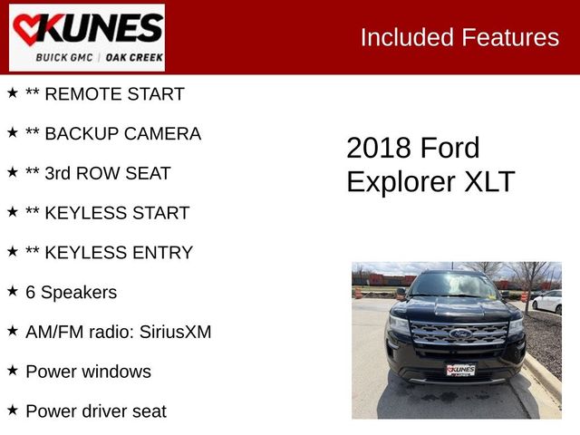2018 Ford Explorer XLT