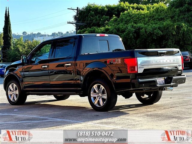 2018 Ford F-150 Platinum