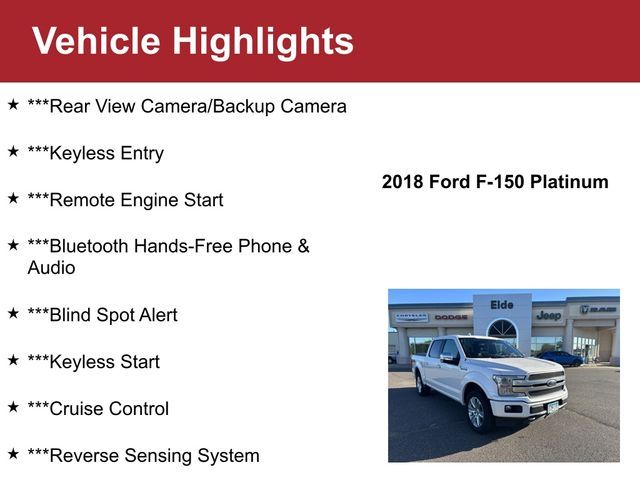 2018 Ford F-150 Platinum