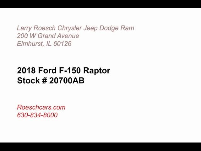 2018 Ford F-150 Raptor