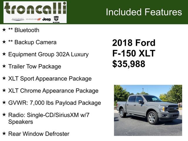 2018 Ford F-150 XLT