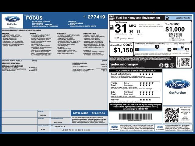 2018 Ford Focus SE