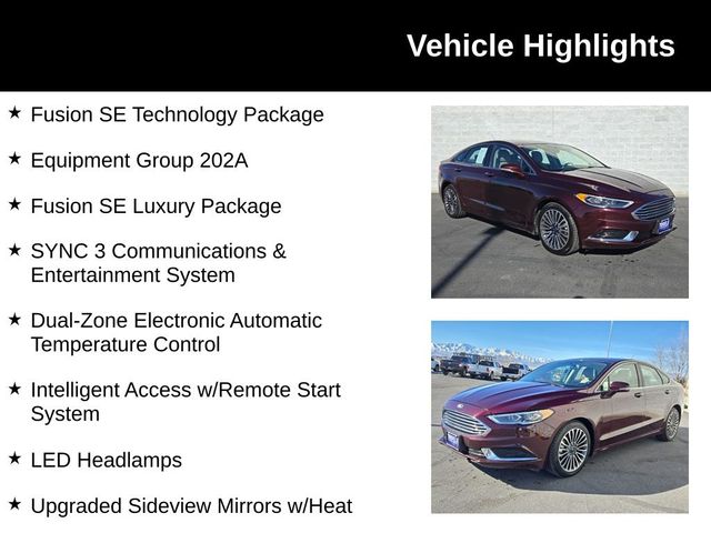 2018 Ford Fusion SE