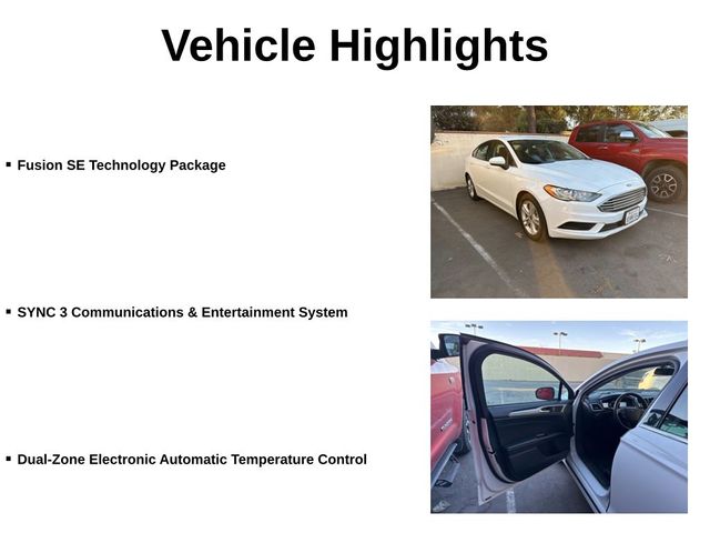 2018 Ford Fusion SE