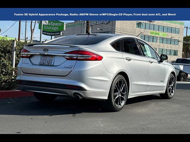 2018 Ford Fusion Hybrid SE