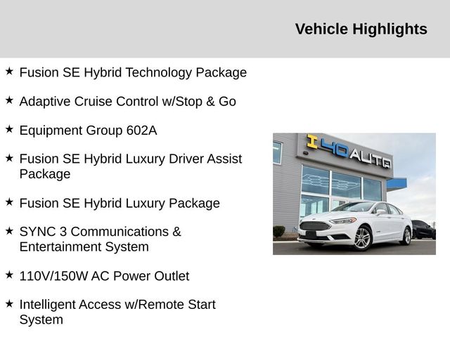 2018 Ford Fusion Hybrid SE