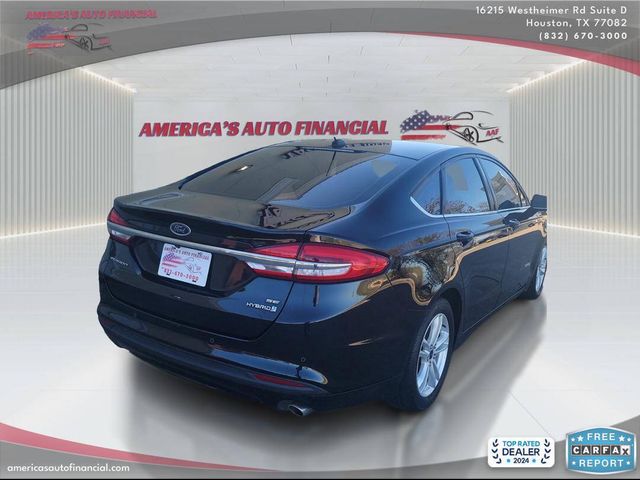 2018 Ford Fusion Hybrid SE