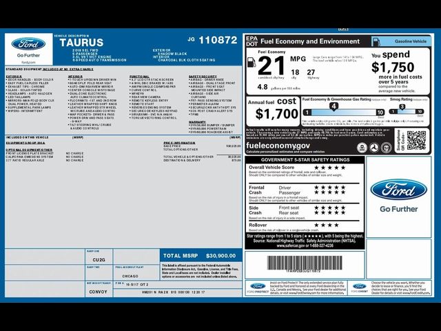 2018 Ford Taurus SEL