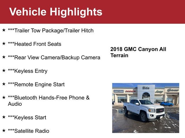 2018 GMC Canyon All Terrain Cloth