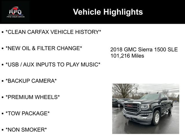 2018 GMC Sierra 1500 SLE