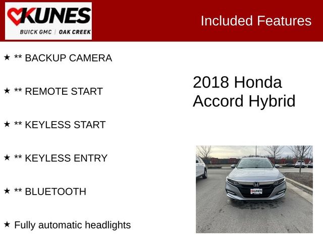 2018 Honda Accord Hybrid Base