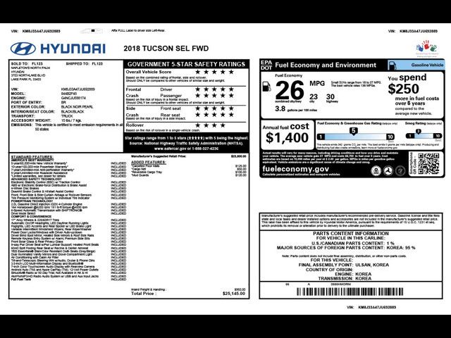 2018 Hyundai Tucson SEL