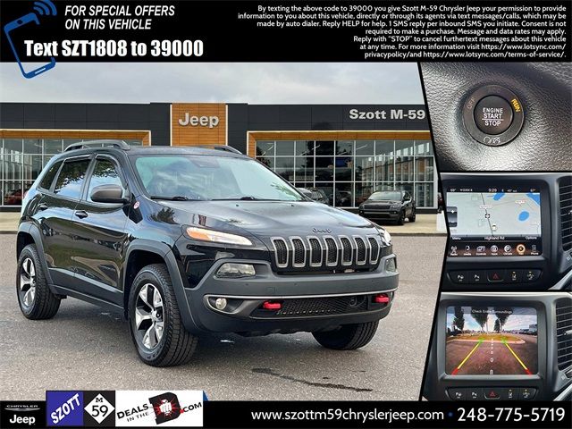 2018 Jeep Cherokee Trailhawk Leather Plus