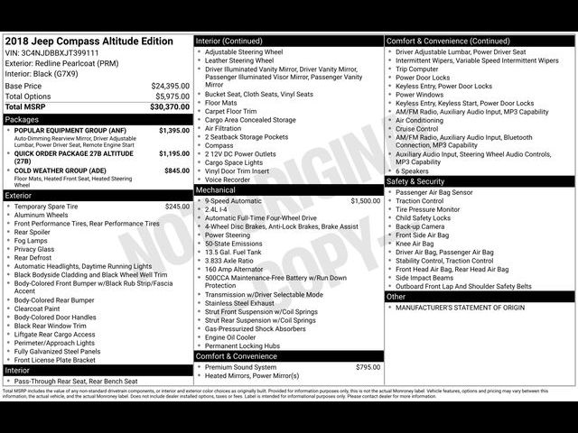 2018 Jeep Compass Altitude