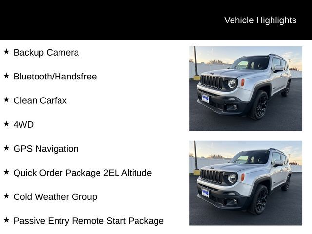 2018 Jeep Renegade Altitude