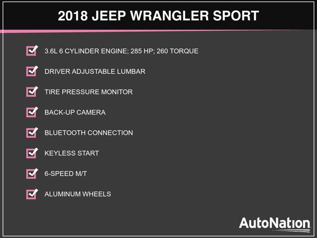 2018 Jeep Wrangler Unlimited Sport S