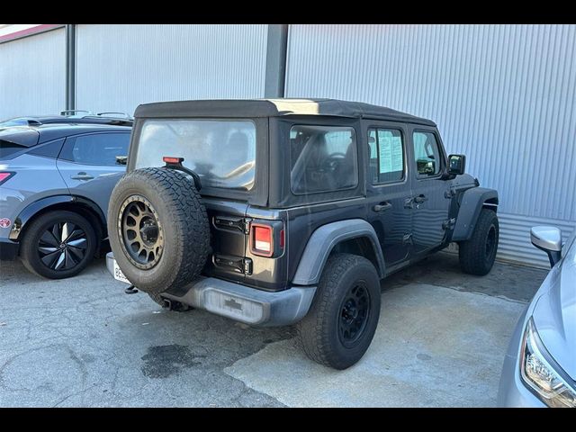 2018 Jeep Wrangler Unlimited Sport