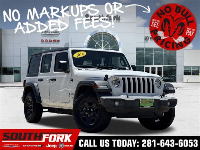 2018 Jeep Wrangler Unlimited Sport