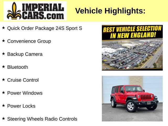 2018 Jeep Wrangler Unlimited Sport S