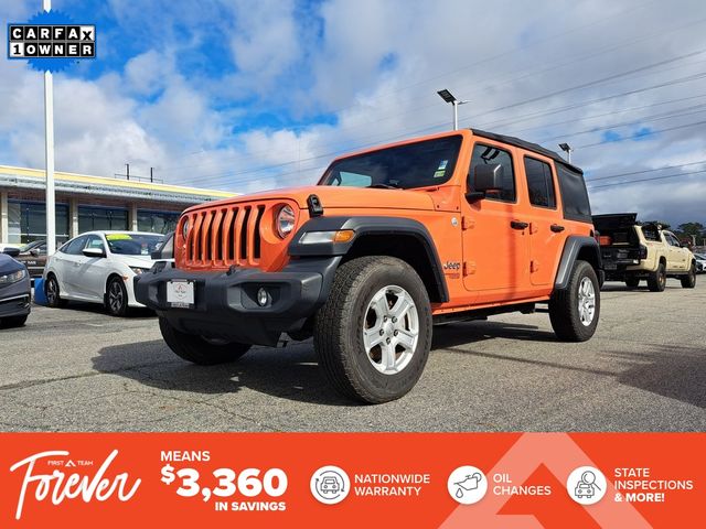 2018 Jeep Wrangler Unlimited Sport S